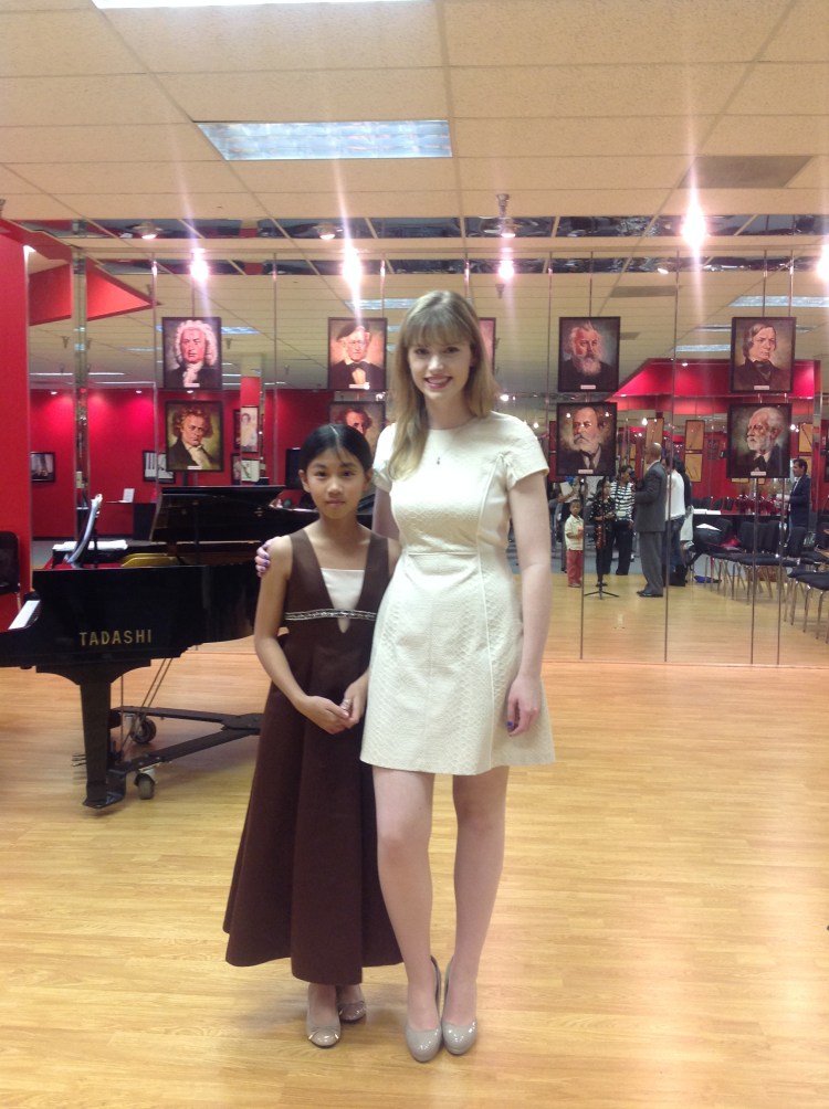 Lauren and Sharon, February 2014. Photo by Sue Chang