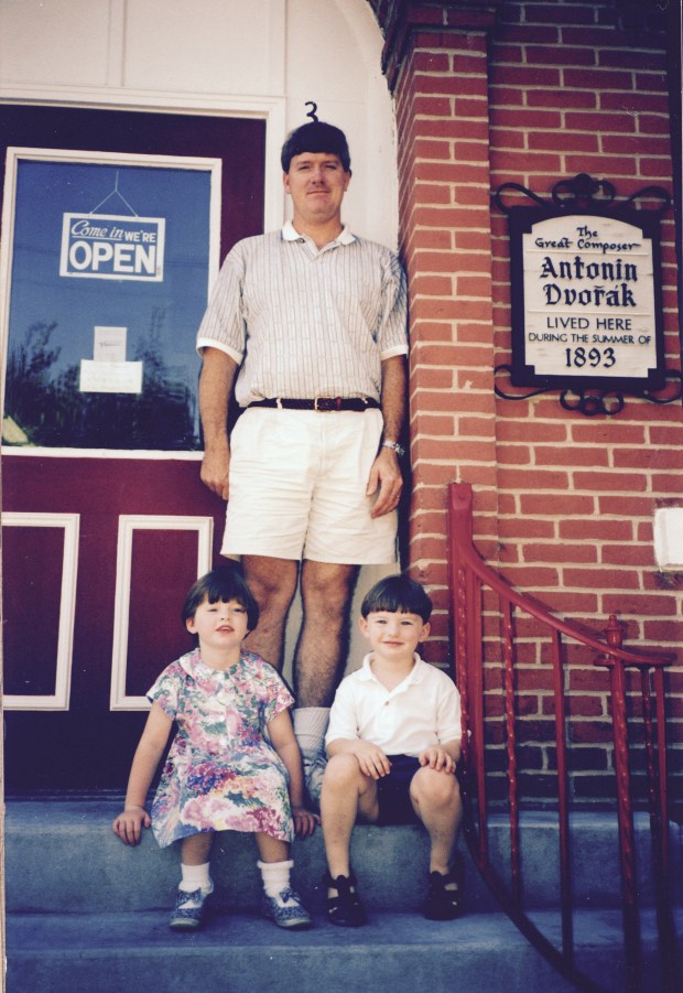 You're never too young to start learning about the great composers! Pictured: The home where Antonín Dvořák spent the summer of 1893. 